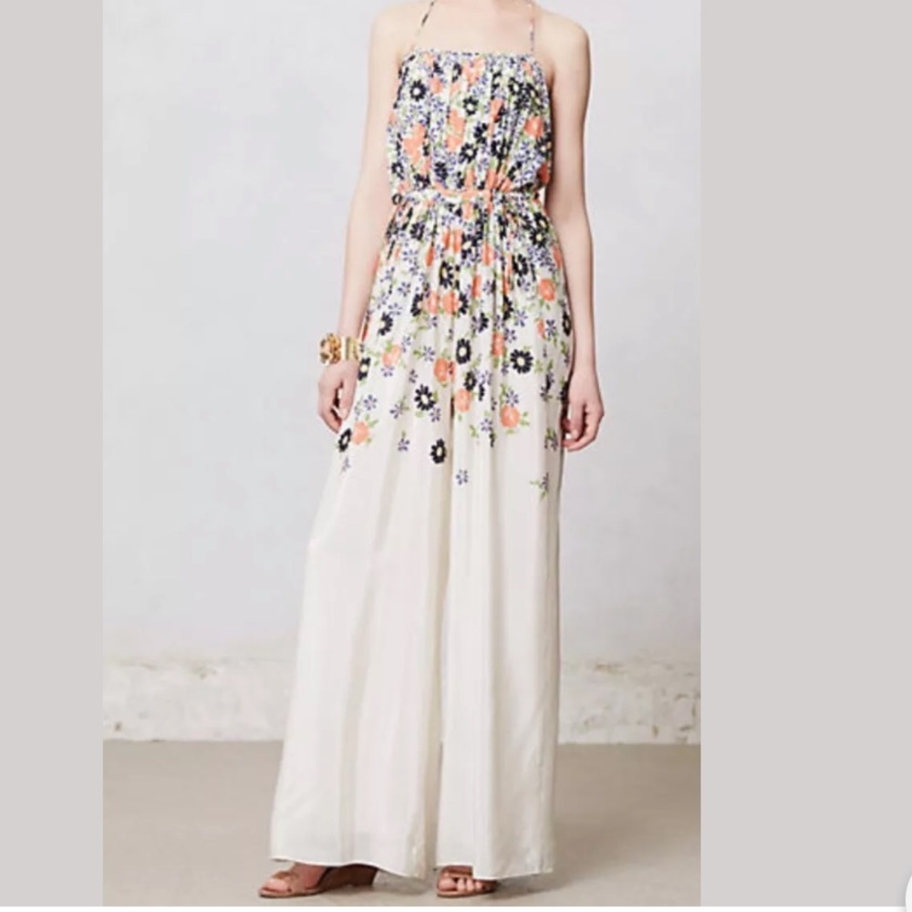 Anthropologie Elevenses Silk Jumper